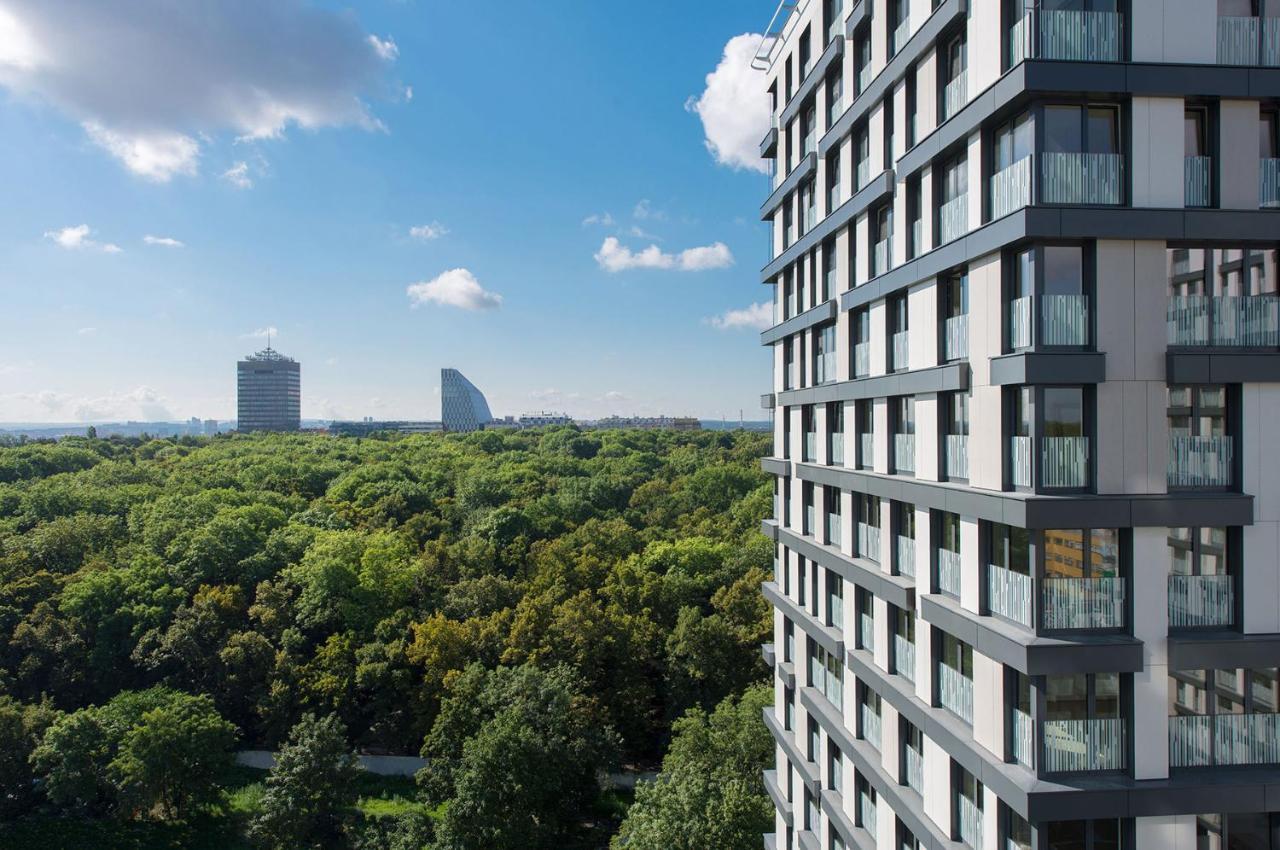 Centrum Park Apartment+ Prag Exteriör bild